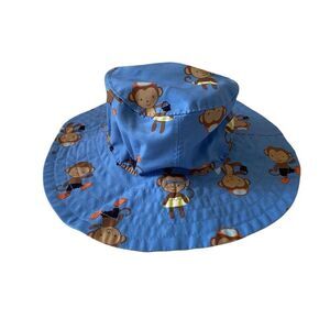 Just One You Carters Monkey Baby Bucket Hat Newborn Infant 0 to 3 Months